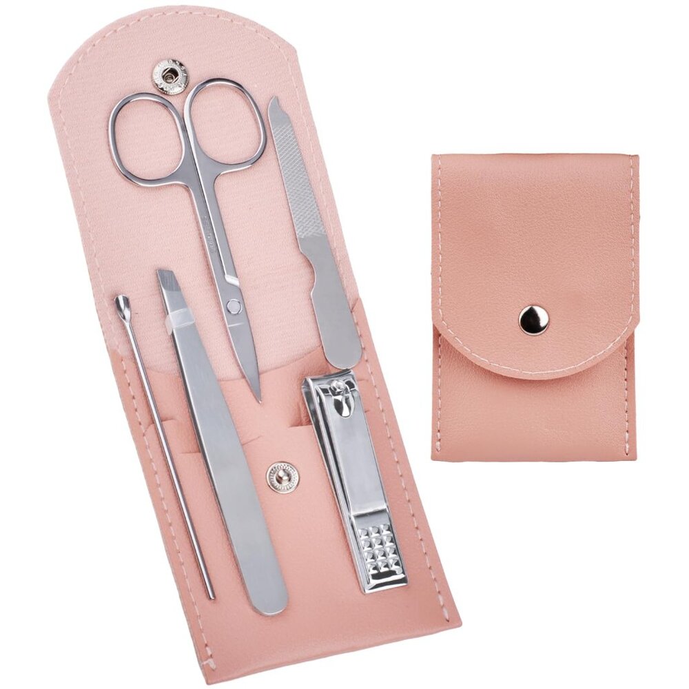 Travel Manicure Set Professional Nail Clipper Kit5 Pieces Stainless Steel Manic